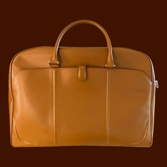 SAMSONITE BLACK LABEL BAYAMO LEATHER SUITER GARMENT BAG - Picture 9 of 10